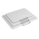 Set aus 3 Granit-Effekt Kunststoff-Schneidebrettern Bisetti Stonewhite Angebot
