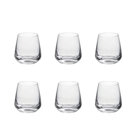 Set mit 6 Likörgläsern Glas Goccia Küche Bar Restaurant Mexico Aktion