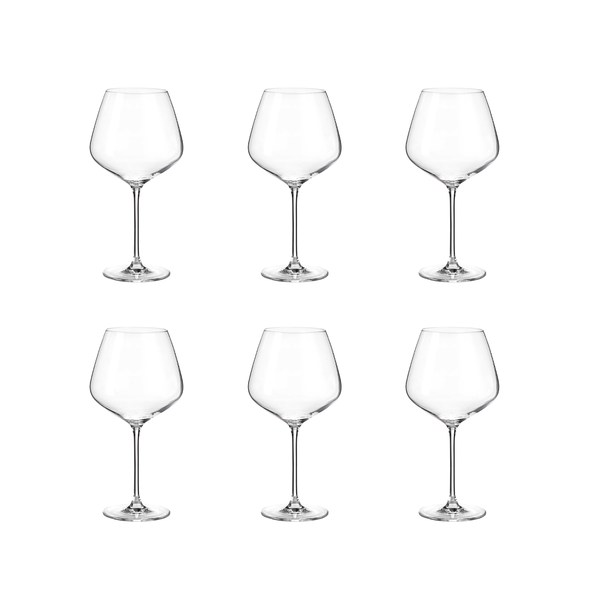 Set aus 6 Rotweingläsern Design Goccia 950ml Sinfonia Restaurant Bar Küche Aktion