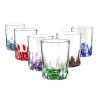 Set mit 6 Wassergläsern, bunte Tischdekoration, 10 cm, Venise Aktion