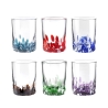 Set mit 6 Wassergläsern, bunte Tischdekoration, 10 cm, Venise Angebot