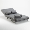 Deborah Twin 1,5-Sitzer Stoff Schlafsessel Schlafsofa klappbar 