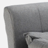 Deborah Twin 1,5-Sitzer Stoff Schlafsessel Schlafsofa klappbar 