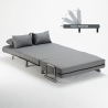 Deborah Twin 1,5-Sitzer Stoff Schlafsessel Schlafsofa klappbar 