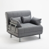 Deborah Twin 1,5-Sitzer Stoff Schlafsessel Schlafsofa klappbar 