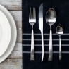 24-teiliges Besteckset aus Edelstahl, mattes Finish Park Avenue Lagerbestand