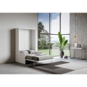 Schrankbett 1,5 Plätze 120x190cm mit Sofa Sofà Kentaro Rabatte