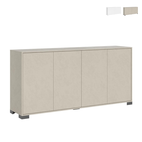 Moderne Anrichte Schrank 4 Türen Wohnzimmer 172x40x83 Lumina Aktion