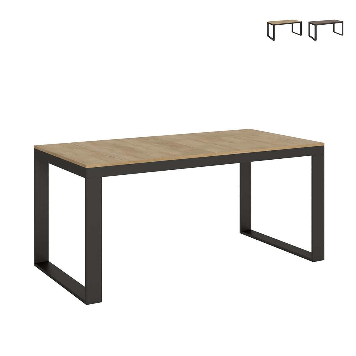 Ausziehbarer Tisch 18 Plätze im Industriedesign 90×180-440 Tecno Evolution Aktion