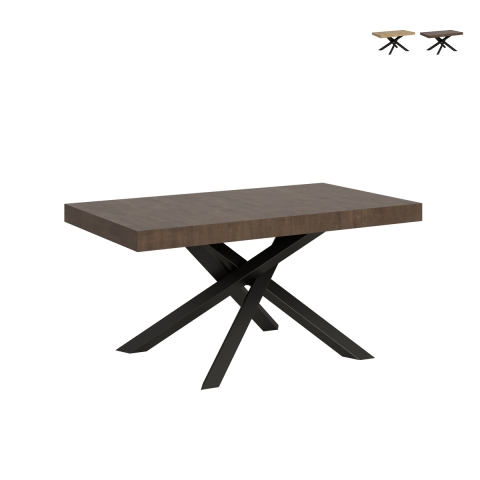 Ausziehbarer Tisch mit gekreuzten Beinen modernes Design 90×160-264 Volantis Aktion