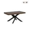 Ausziehbarer Tisch mit Kreuzbeinen, modernes Design 90×160-264 Volantis Aktion