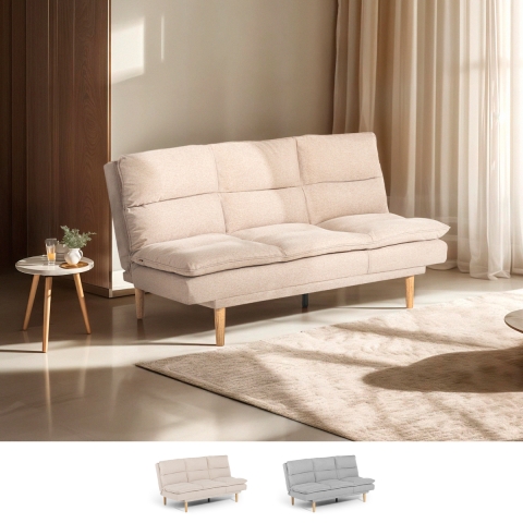 Schlafsofa Klick Klack 2-Sitzer mit verstellbarer Rückenlehne Livra Aktion