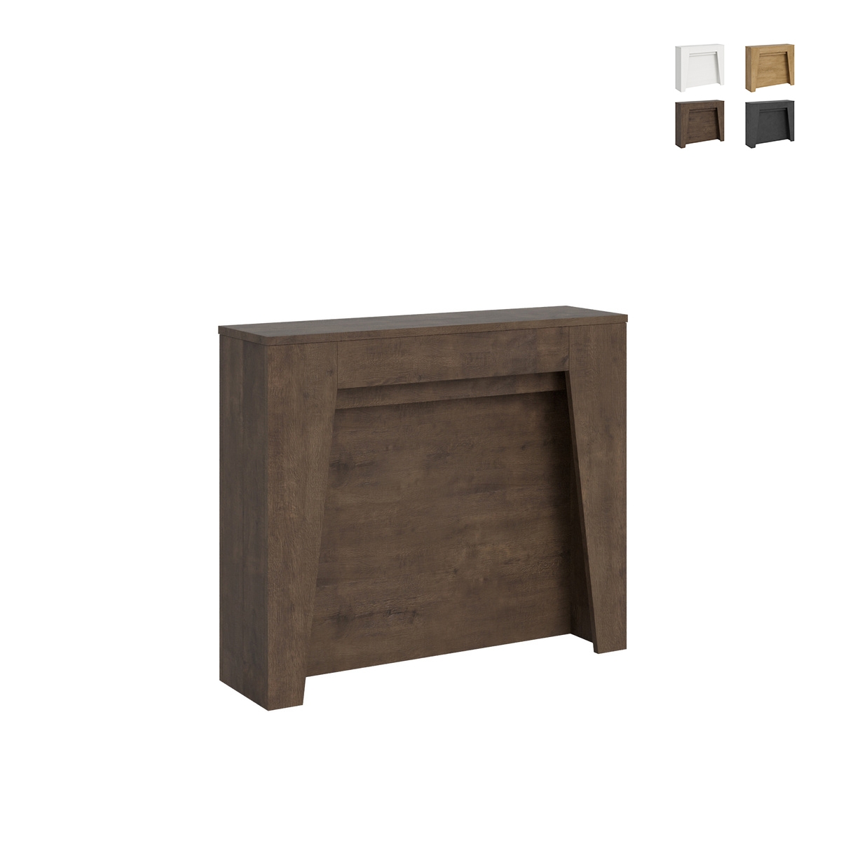 Moderne, minimalistische ausziehbare Konsole 90×25-211 Anea Rabatte Moderne, minimalistische ausziehbare Konsole 90×25-211 Anea Rabatte