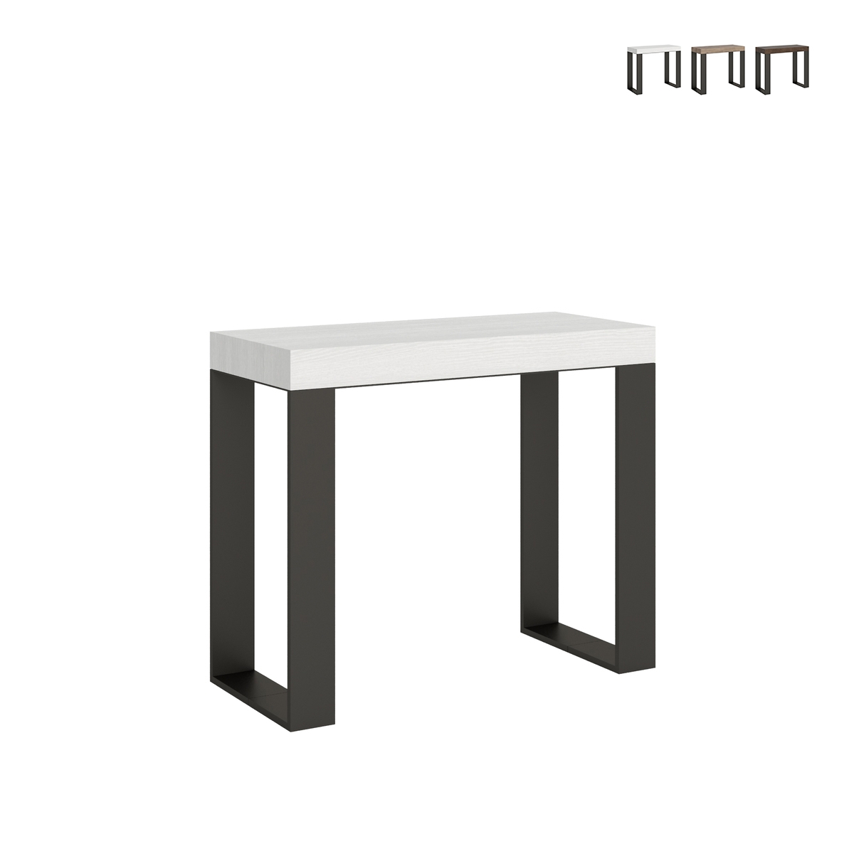 Ausziehbare Konsole im minimalen Industriedesign 90x40-196 Tecno Small Aktion