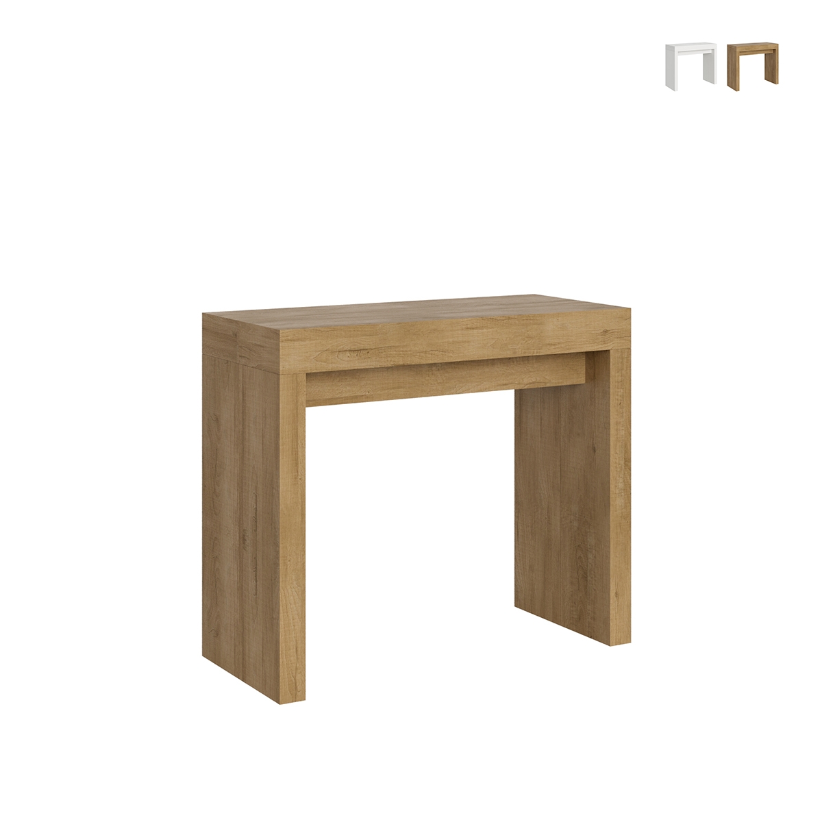 Erweiterbarer Konsolentisch moderner Küchentisch 90x40-300 Roxell Angebot Erweiterbarer Konsolentisch moderner Küchentisch 90x40-300 Roxell Angebot