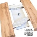 Ausziehbarer Esstisch Konsole 90x40-196 Everyday Small Evolution Sales