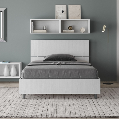 Letto una piazza e mezza contenitore testiera alta 120×190 Demas Aktion