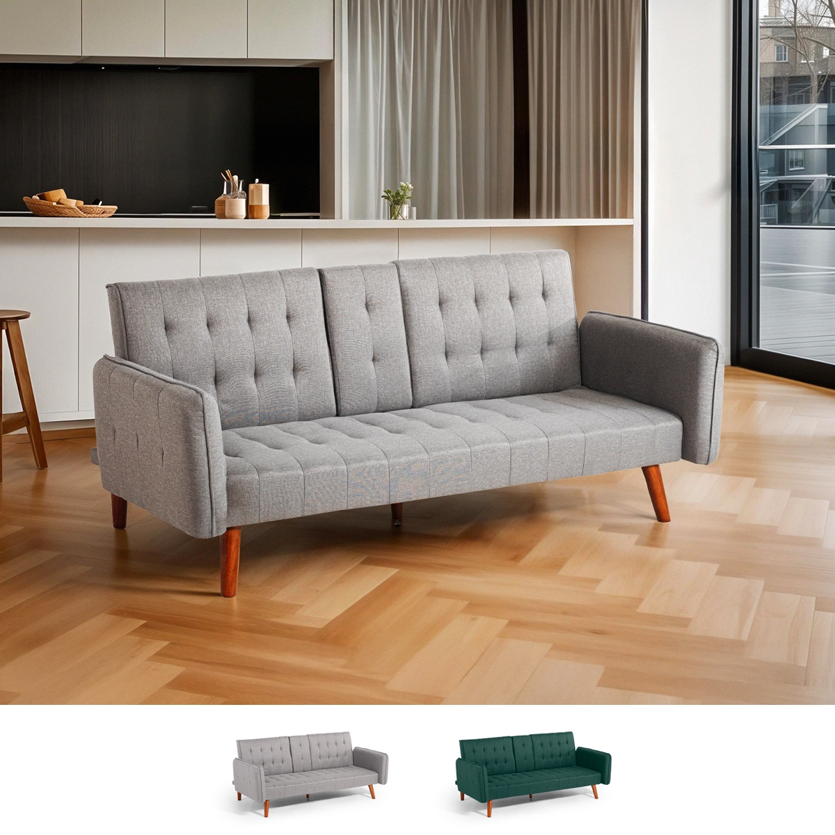 Schlafsofa 2-Sitzer verstellbar mit Armlehne und Getränkehalter Ember Auswahl Schlafsofa 2-Sitzer verstellbar mit Armlehne und Getränkehalter Ember Auswahl