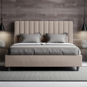 Doppelbett mit Bettkasten und gepolstertem Bettrahmen 160x210 Agueda Aktion