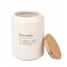 Keramik-Keksdose mit Bambusdeckel 12,5x18 Victionary Aktion