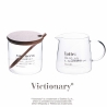 Victionary Set aus Glas mit Milchkännchen, Zuckerdose, Löffel und Deckel 320 ml Sales