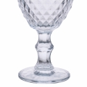 Set aus 6 transparenten, verzierten Gläsern im klassischen Design Madame Angebot