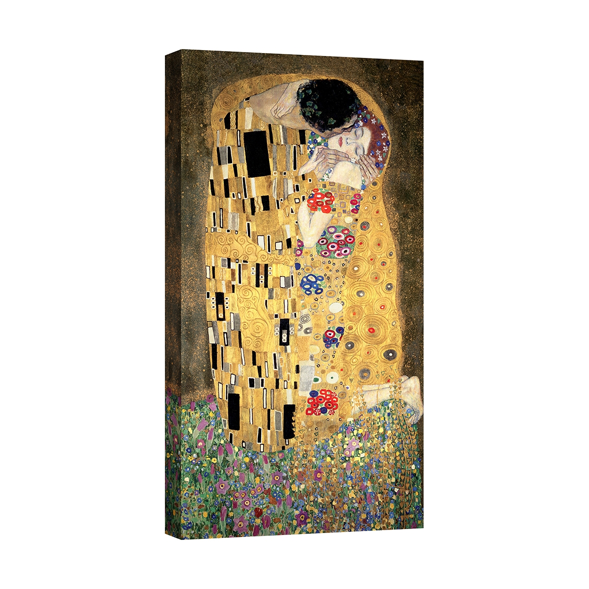 Modernes Leinwandbild für das Wohnzimmer Il Bacio Gustav Klimt Aktion Modernes Leinwandbild für das Wohnzimmer Il Bacio Gustav Klimt Aktion