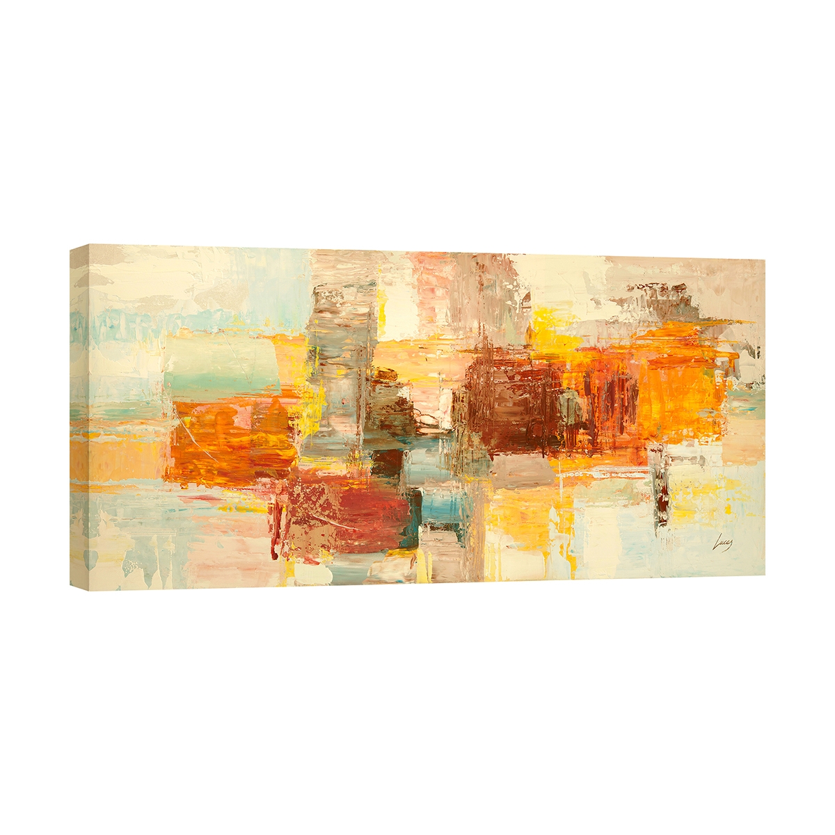 Moderner abstrakter Kunstdruck auf Leinwand Luci d'estate Lucas Aktion Moderner abstrakter Kunstdruck auf Leinwand Luci d'estate Lucas Aktion