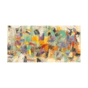 Modernes Leinwandbild mit abstraktem Druck Rivoluzione colorata Lucas Angebot
