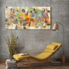 Modernes Leinwandbild mit abstraktem Druck Rivoluzione colorata Lucas Verkauf