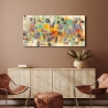 Modernes Leinwandbild mit abstraktem Druck Rivoluzione colorata Lucas Sales