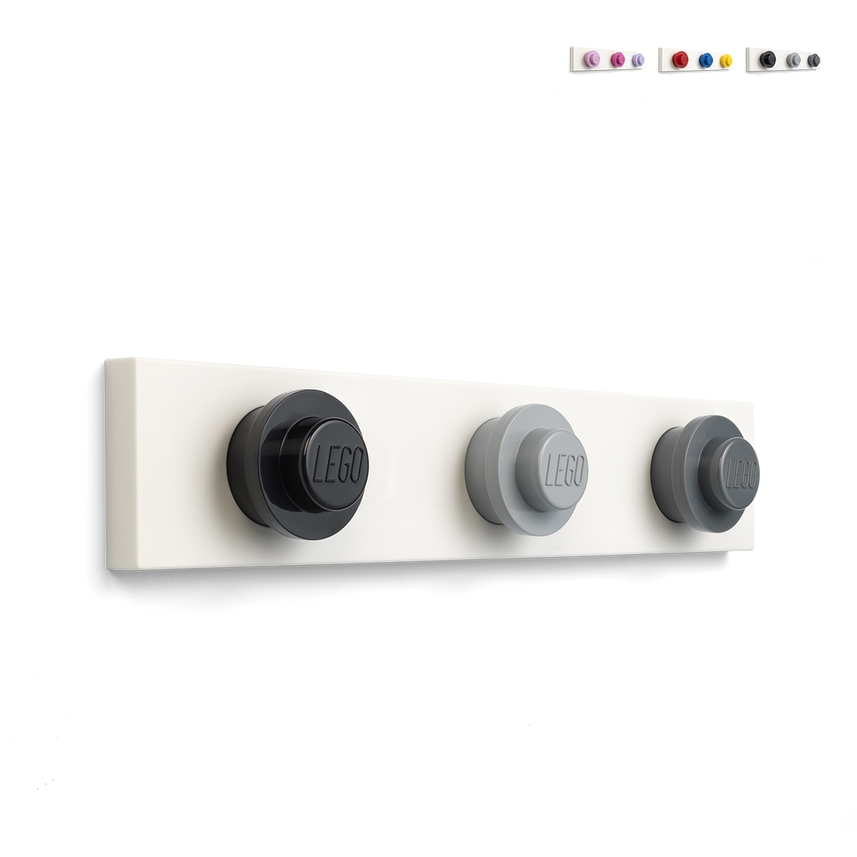 LEGO Wandgarderobe mit 3 bunten Haken Sales