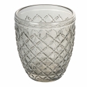 Set mit 6 Wassergläsern aus transparentem, farbigem Glas in Grau Castle Stone Katalog