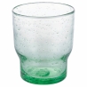 Set aus 6 handgefertigten Wassergläsern aus grünem Glas Unico Greenery Sales