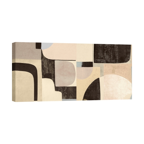 Abstrakte geometrische Leinwanddrucke "Pale Winter" von Steve Roja Aktion