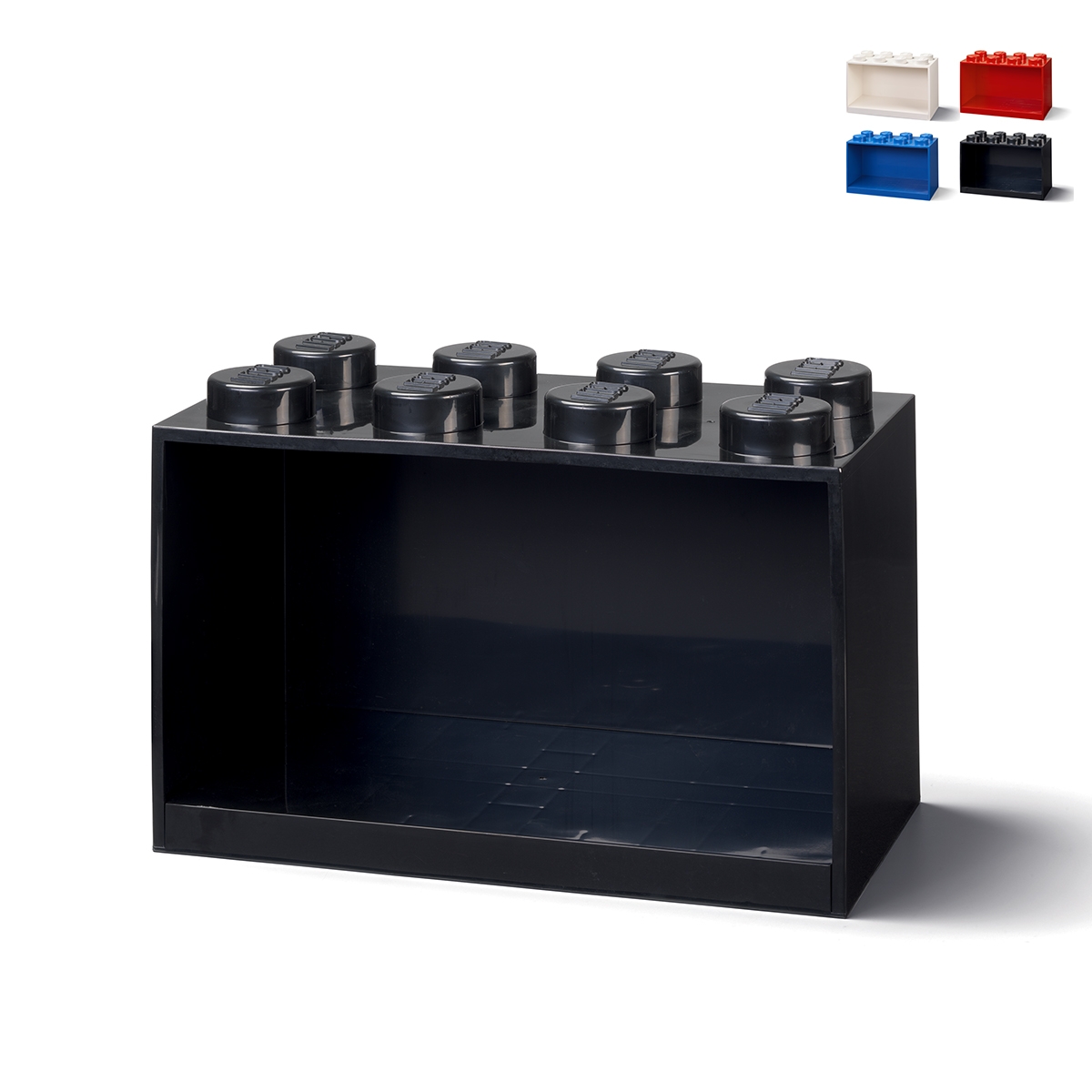 Stapelbarer LEGO Brick Regalbehälter mit 8 Noppen Aktion