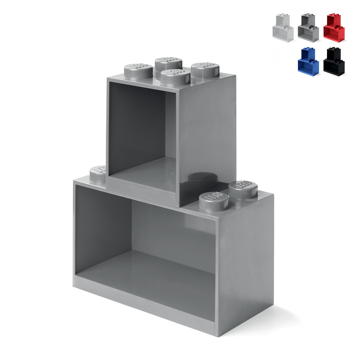 Modulare stapelbare Aufbewahrungsregale LEGO Brick Shelf Set 4+8 Angebot