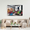 Modernes Pop-Art-Gemälde auf Leinwand Surrealofts Firenze Gerard Madau Verkauf