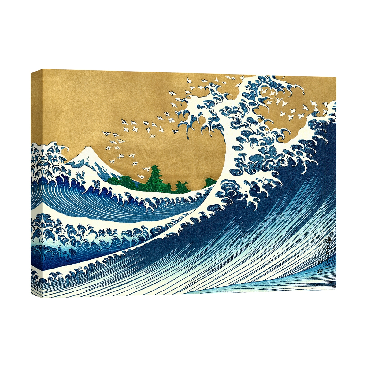 Leinwanddruck Die große Welle von Kanagawa Hokusai Aktion Leinwanddruck Die große Welle von Kanagawa Hokusai Aktion