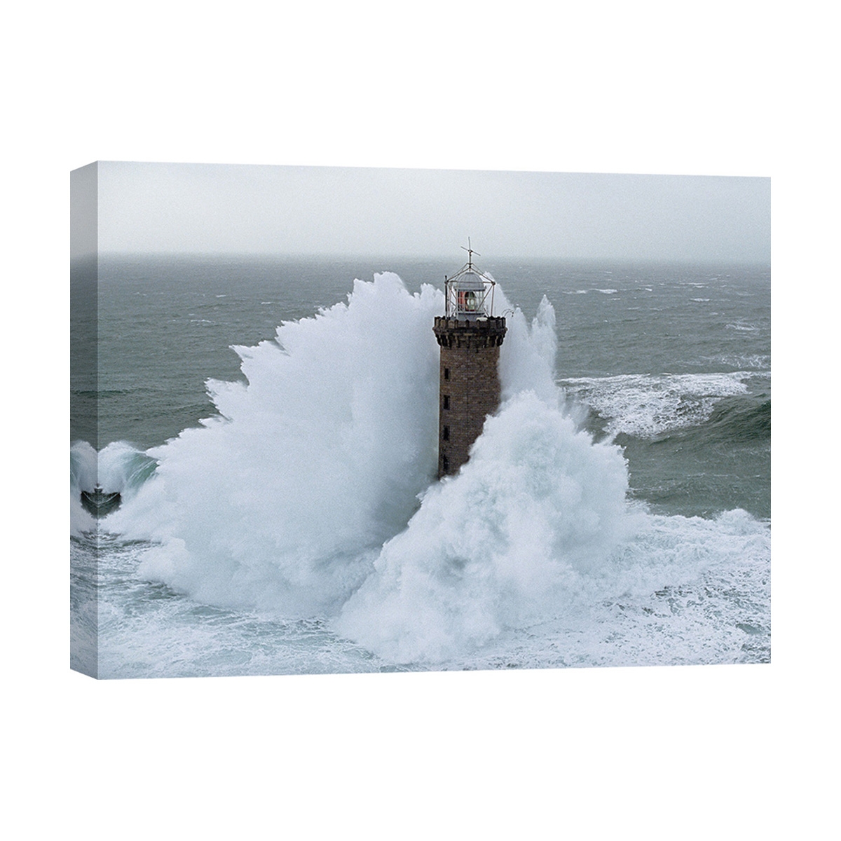Leinwanddruck Faraglione unter Sturm Phare de Kéréon Jean Guichard Aktion Leinwanddruck Faraglione unter Sturm Phare de Kéréon Jean Guichard Aktion