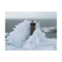 Leinwanddruck Faraglione unter Sturm Phare de Kéréon Jean Guichard Angebot