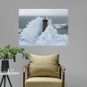 Leinwanddruck Faraglione unter Sturm Phare de Kéréon Jean Guichard Sales