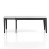 Moderner ausziehbarer Esstisch 90x160-400 Marmor-Optik Harper Rabatte