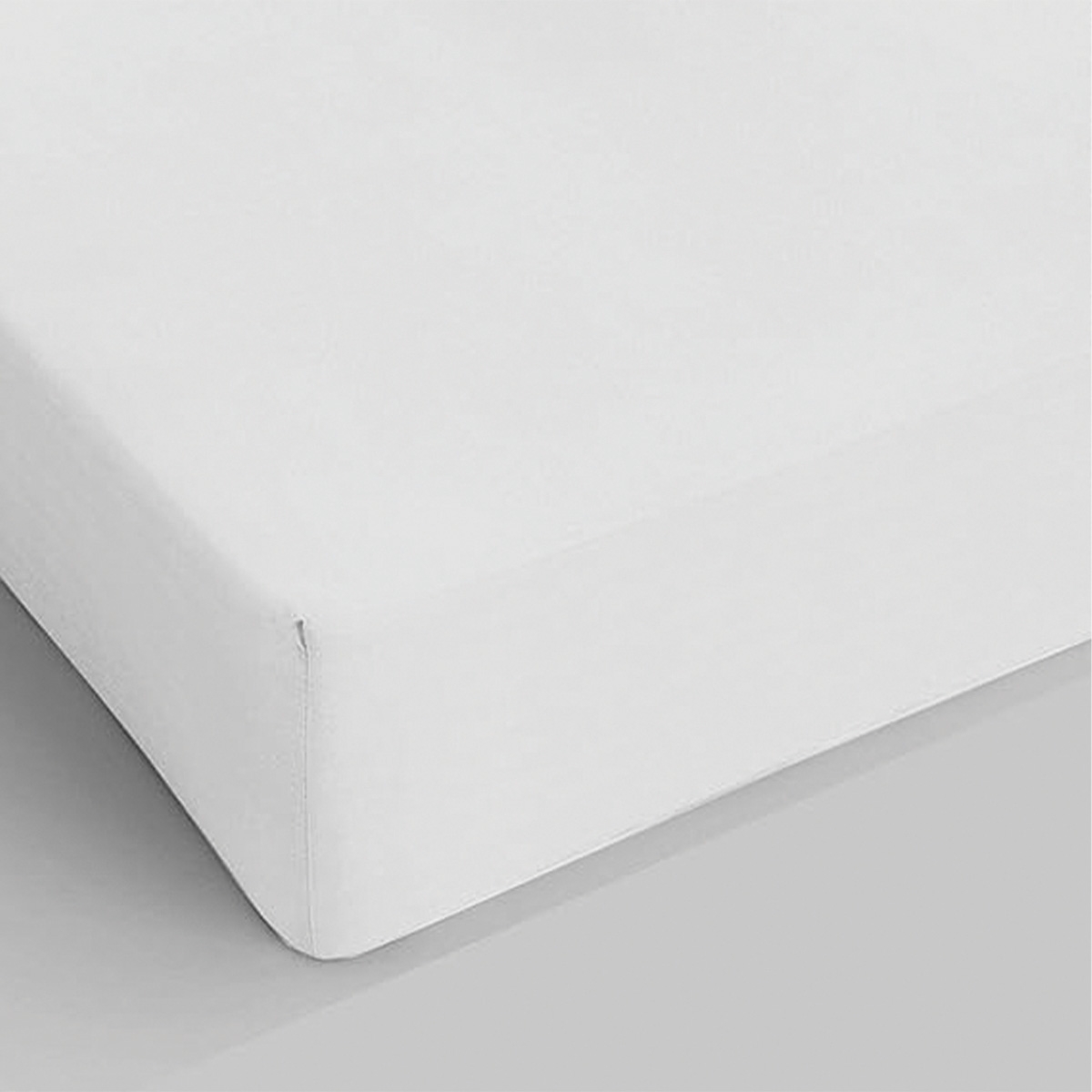 Spannbettlaken für Doppelbett 160x200cm Baumwolle Weiß Toronto Aktion Spannbettlaken für Doppelbett 160x200cm Baumwolle Weiß Toronto Aktion