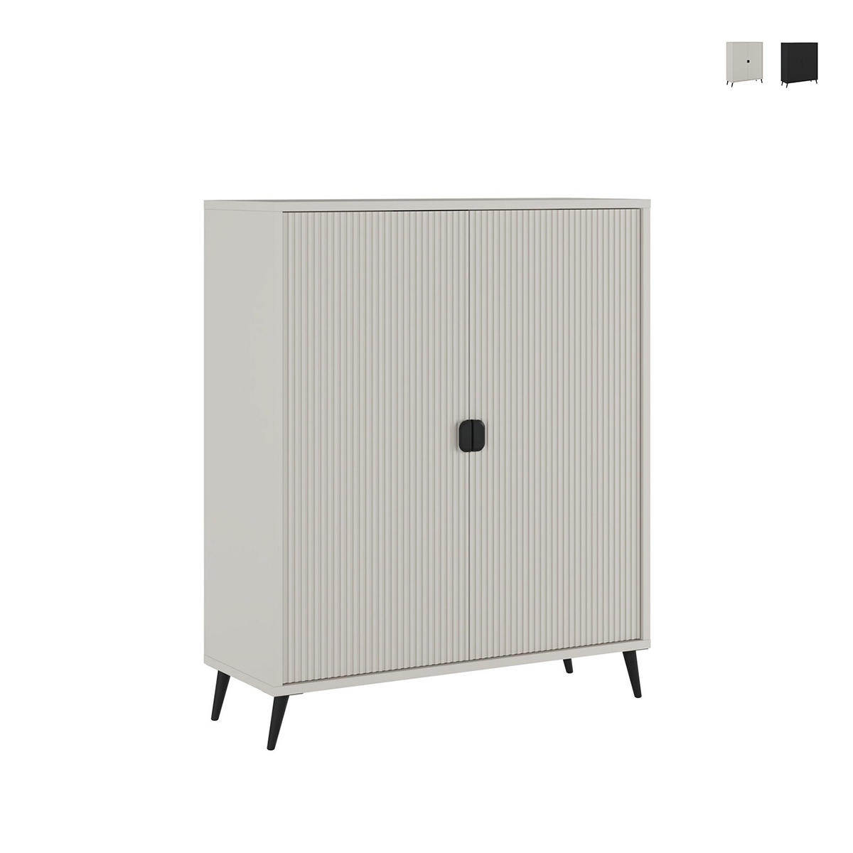 Moderner Hochschrank mit 2 Türen für Wohnzimmer oder Küche Danielle Aktion Moderner Hochschrank mit 2 Türen für Wohnzimmer oder Küche Danielle Aktion