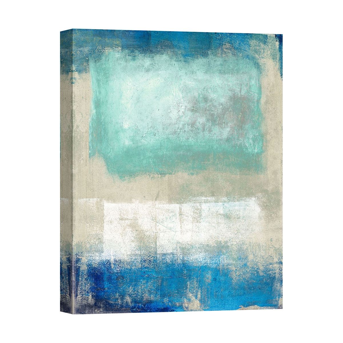 Leinwanddruck abstraktes modernes Bild beige blau Magic Sea Ludwig Maun Aktion Leinwanddruck abstraktes modernes Bild beige blau Magic Sea Ludwig Maun Aktion