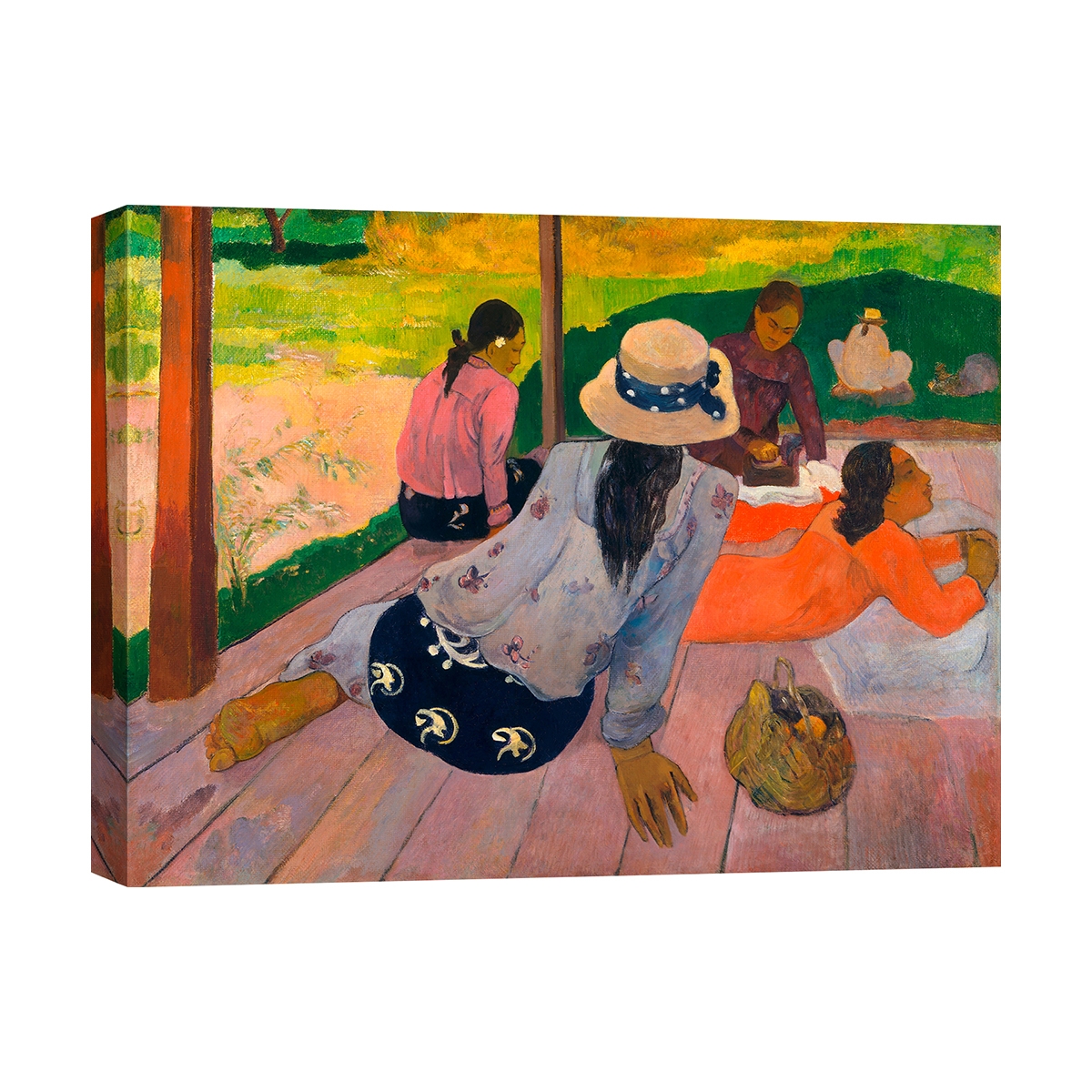 Impressionistisches Gemälde auf Leinwanddruck The Siesta Paul Gauguin Aktion Impressionistisches Gemälde auf Leinwanddruck The Siesta Paul Gauguin Aktion
