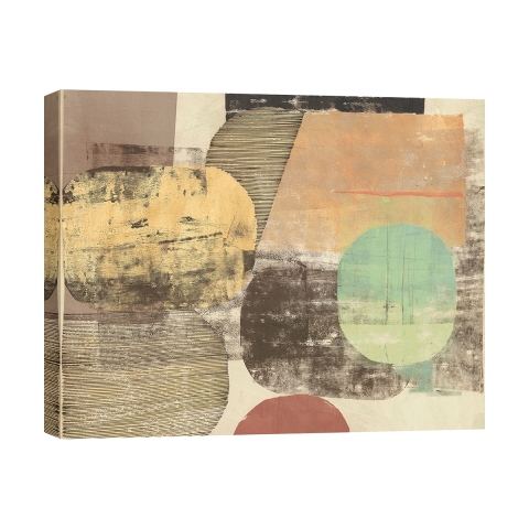 Moderner abstrakter Kunstdruck auf Leinwand Constellation Peter Winkel Aktion