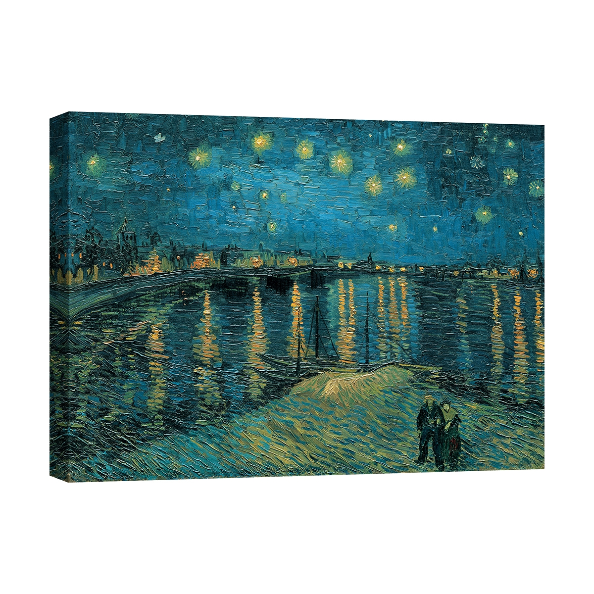 Impressionistisches Leinwandbild La Notte Stellata Vincent van Gogh Aktion Impressionistisches Leinwandbild La Notte Stellata Vincent van Gogh Aktion