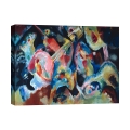 Abstraktes Gemälde auf Leinwand Improvisation The Deluge Wassily Kandinsky Aktion